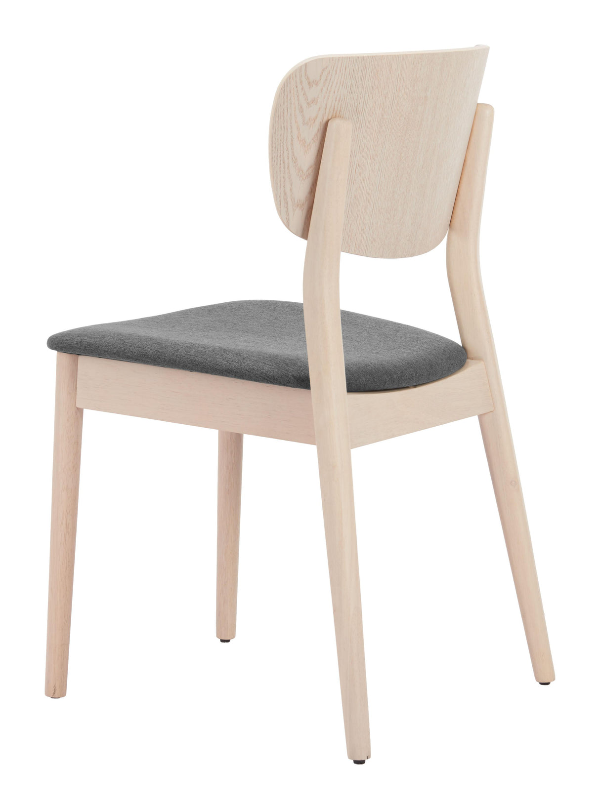 ZUO Kellua Dining Chair (Set of 2) Gray & Natural