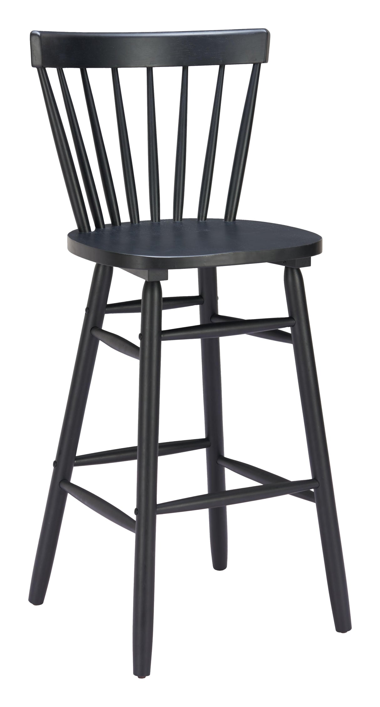 ZUO Tyce Barstool (Set of 2) Black