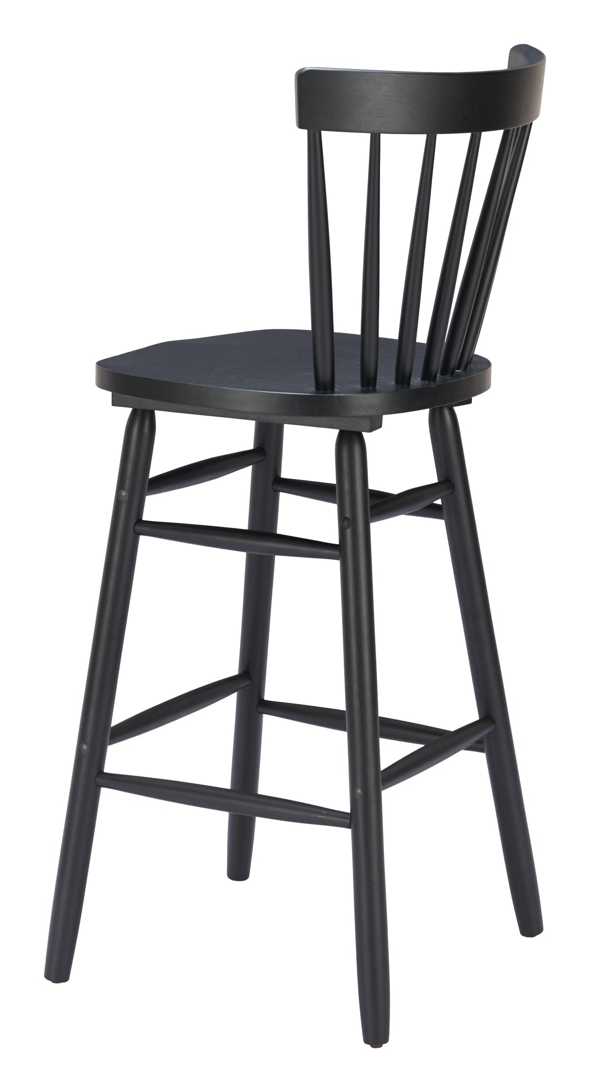 ZUO Tyce Barstool (Set of 2) Black