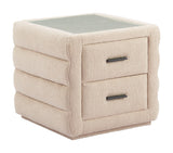 ZUO Soffice Nightstand Beige