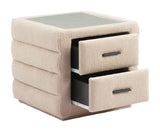 ZUO Soffice Nightstand Beige