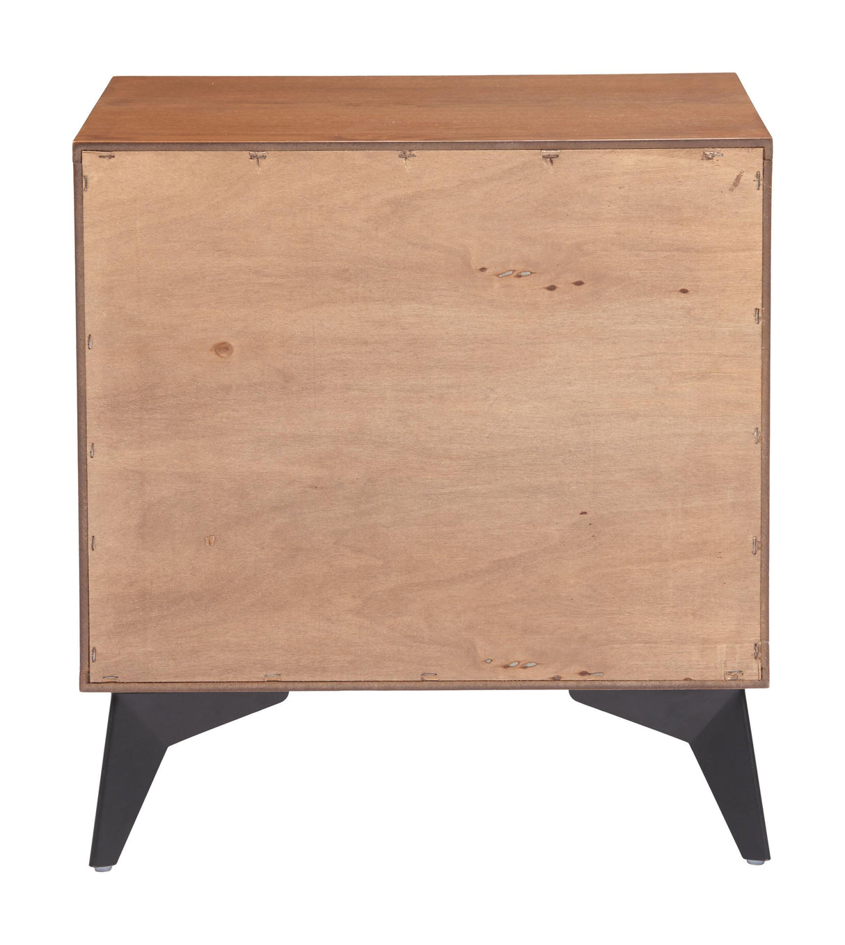 ZUO Zarif Nightstand Black & Walnut
