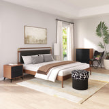 ZUO Zarif Chest Black & Walnut
