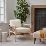 ZUO Wezly Accent Chair Ivory