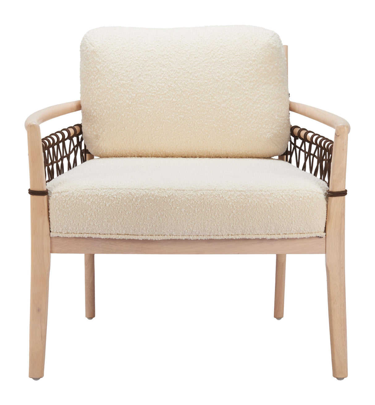 ZUO Wezly Accent Chair Ivory