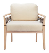 ZUO Wezly Accent Chair Ivory