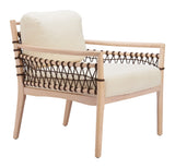 ZUO Wezly Accent Chair Ivory