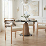 ZUO Wezly Dining Chair (Set of 2) Ivory