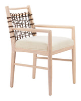 ZUO Wezly Dining Chair (Set of 2) Ivory
