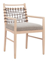ZUO Wezly Dining Chair (Set of 2) Gray