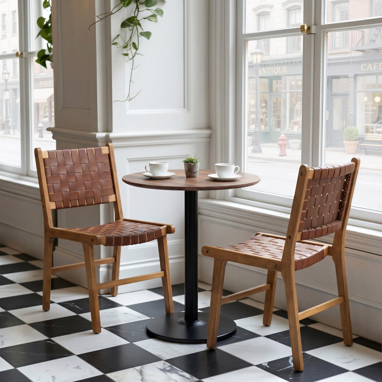 ZUO Feder Dining Chair (Set of 2) Brown