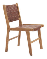 ZUO Feder Dining Chair (Set of 2) Brown