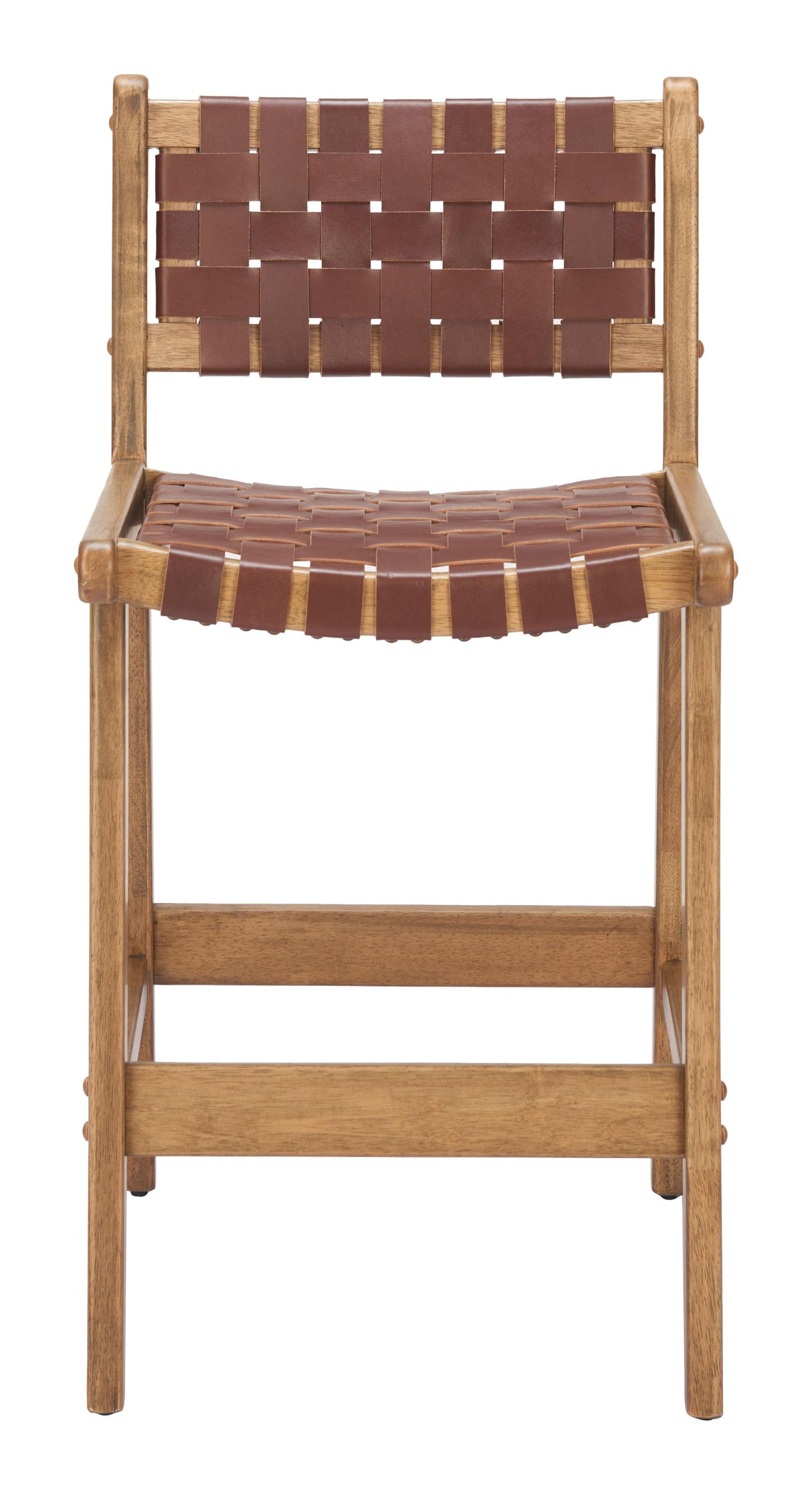 ZUO Feder Counter Stool (Set of 2) Brown