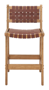 ZUO Feder Counter Stool (Set of 2) Brown