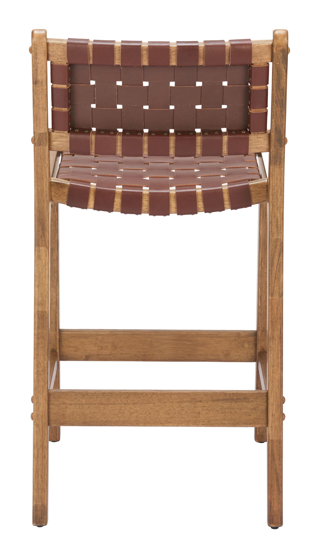 ZUO Feder Counter Stool (Set of 2) Brown