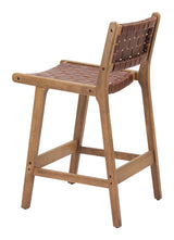 ZUO Feder Counter Stool (Set of 2) Brown