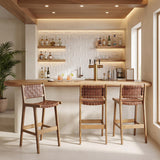ZUO Feder Barstool (Set of 2) Brown