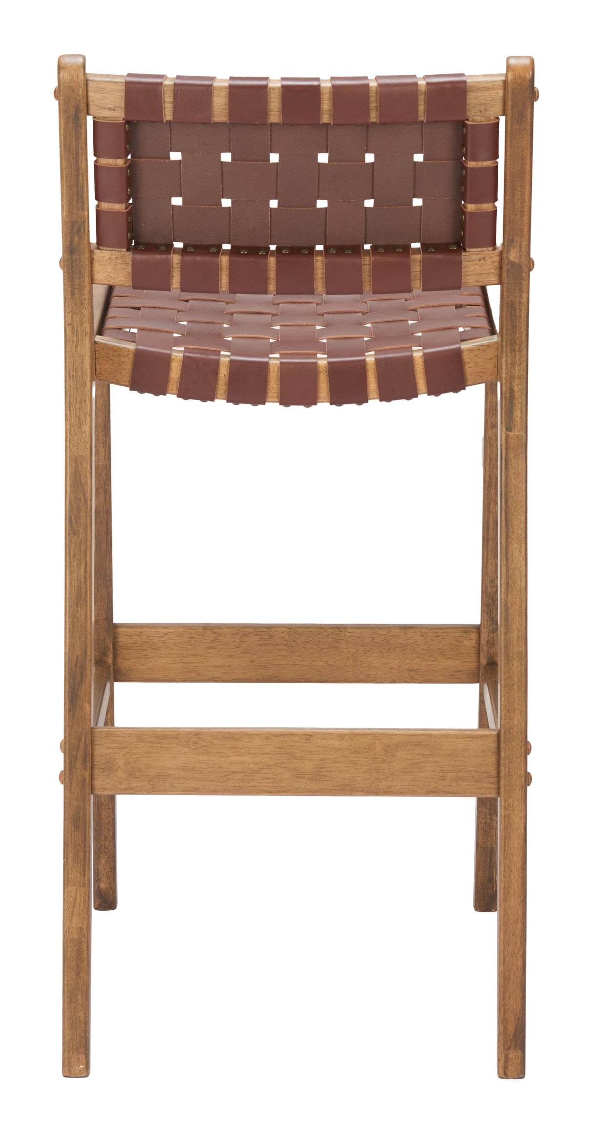 ZUO Feder Barstool (Set of 2) Brown