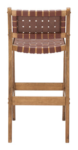 ZUO Feder Barstool (Set of 2) Brown