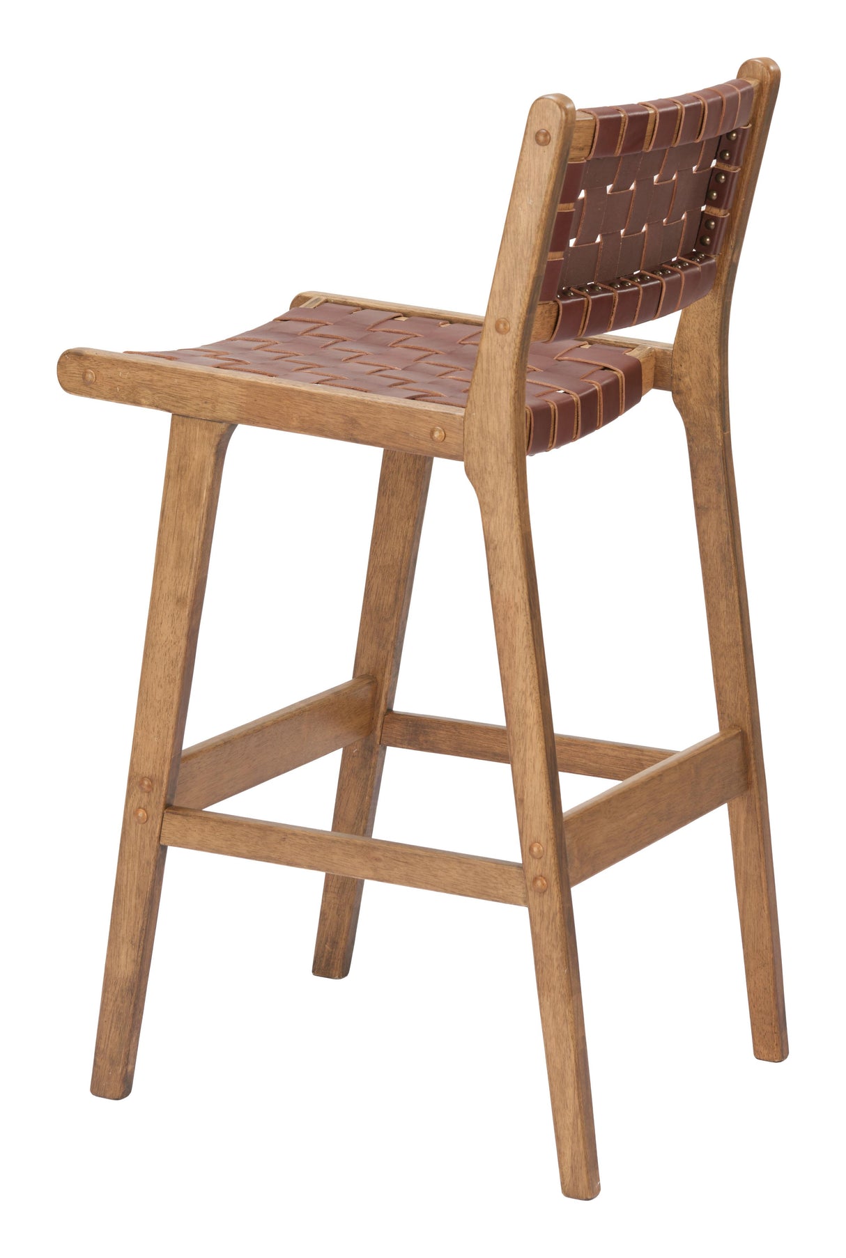 ZUO Feder Barstool (Set of 2) Brown