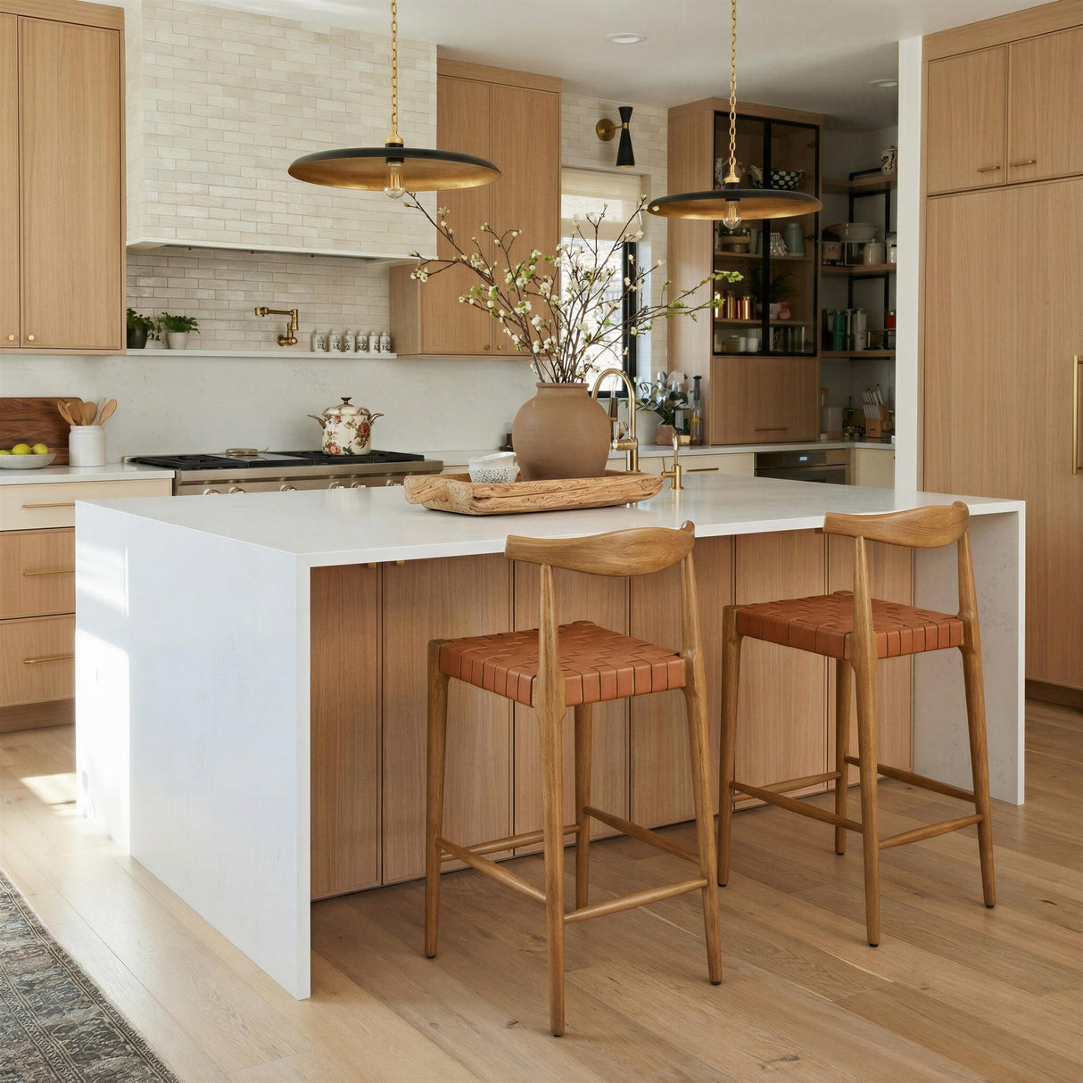 ZUO Bandani Counter Stool Tan