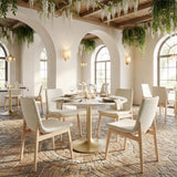 ZUO Raha Dining Chair (Set of 2) Gray & Whitewashed