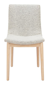 ZUO Raha Dining Chair (Set of 2) Gray & Whitewashed