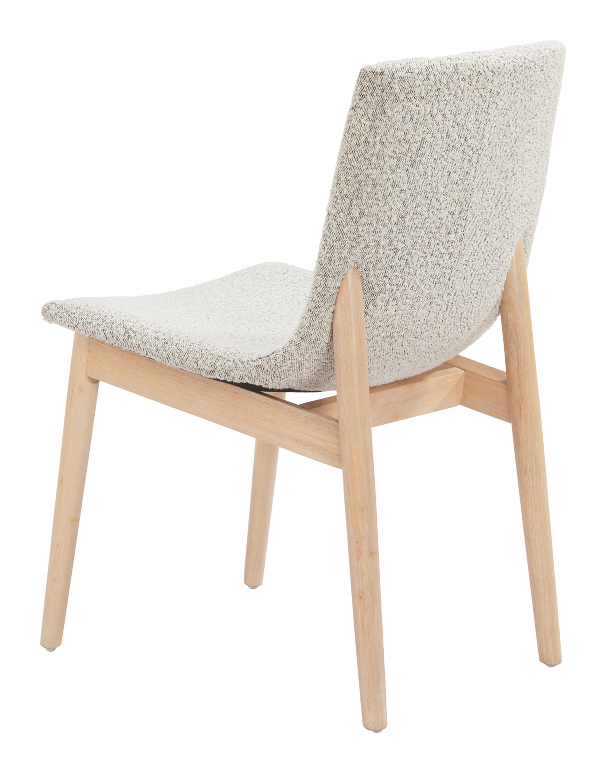 ZUO Raha Dining Chair (Set of 2) Gray & Whitewashed