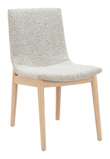 ZUO Raha Dining Chair (Set of 2) Gray & Whitewashed
