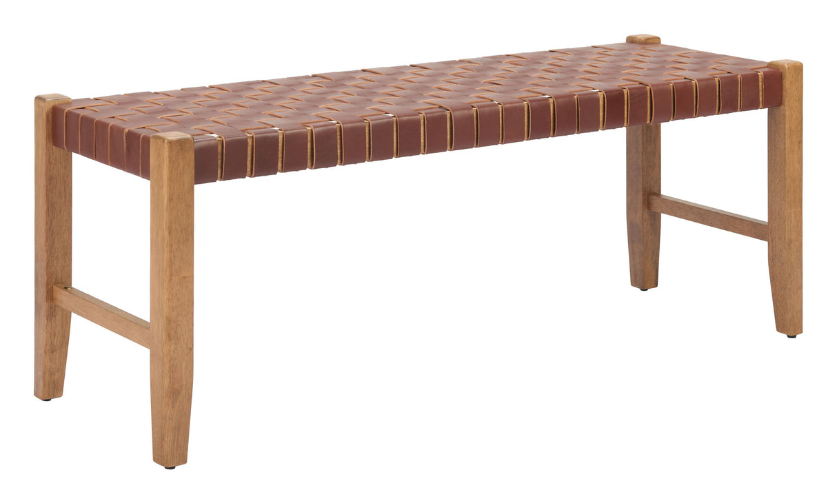 ZUO Bandani Bench Brown