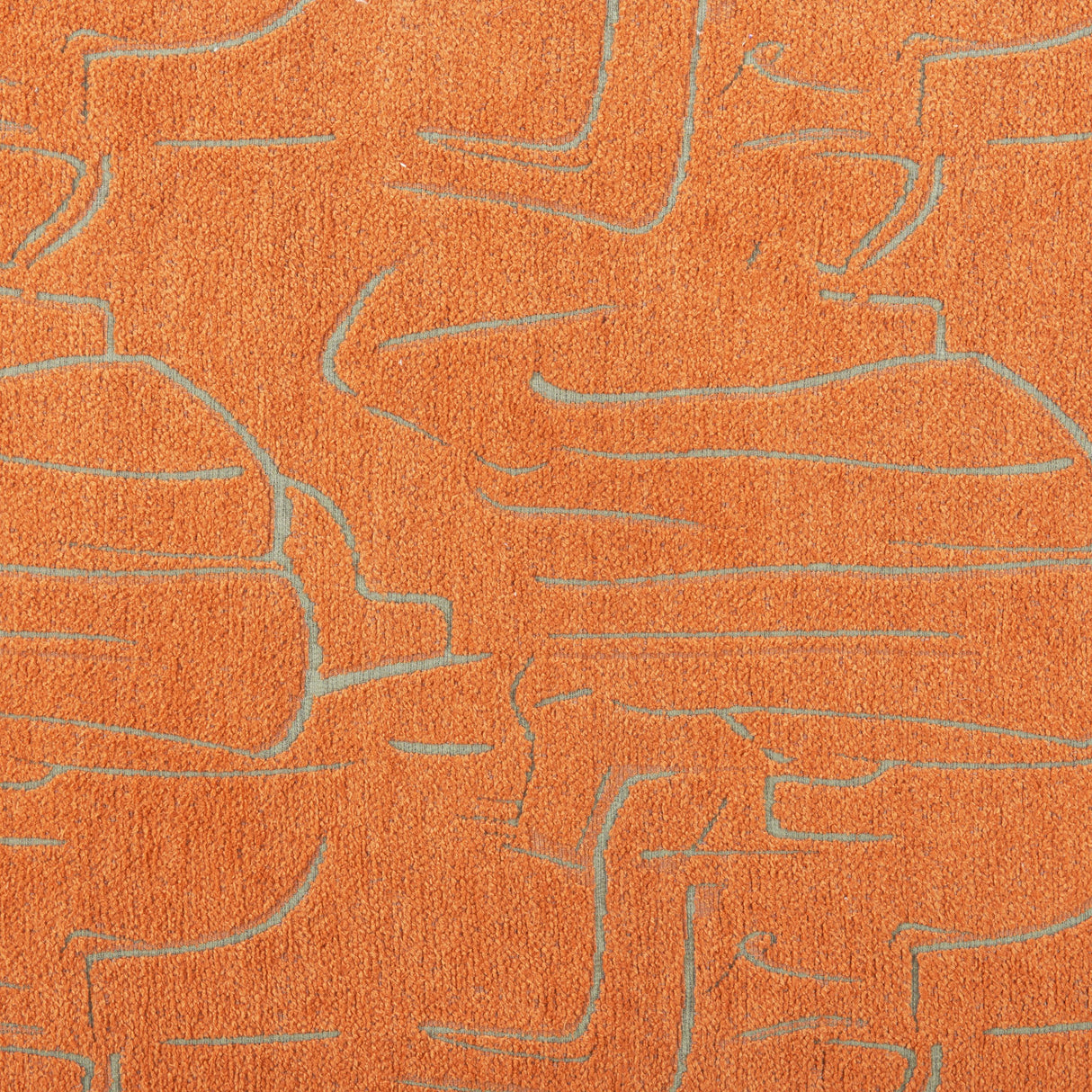 ZUO Nendo Bench Abstract Orange