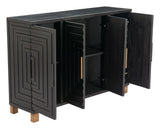 ZUO Trazo Cabinet Black