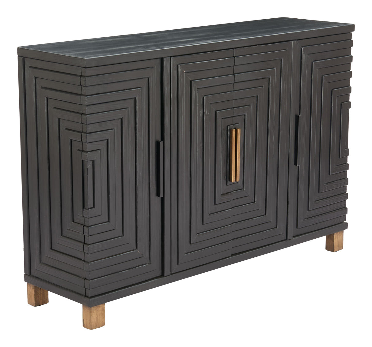 ZUO Trazo Cabinet Black