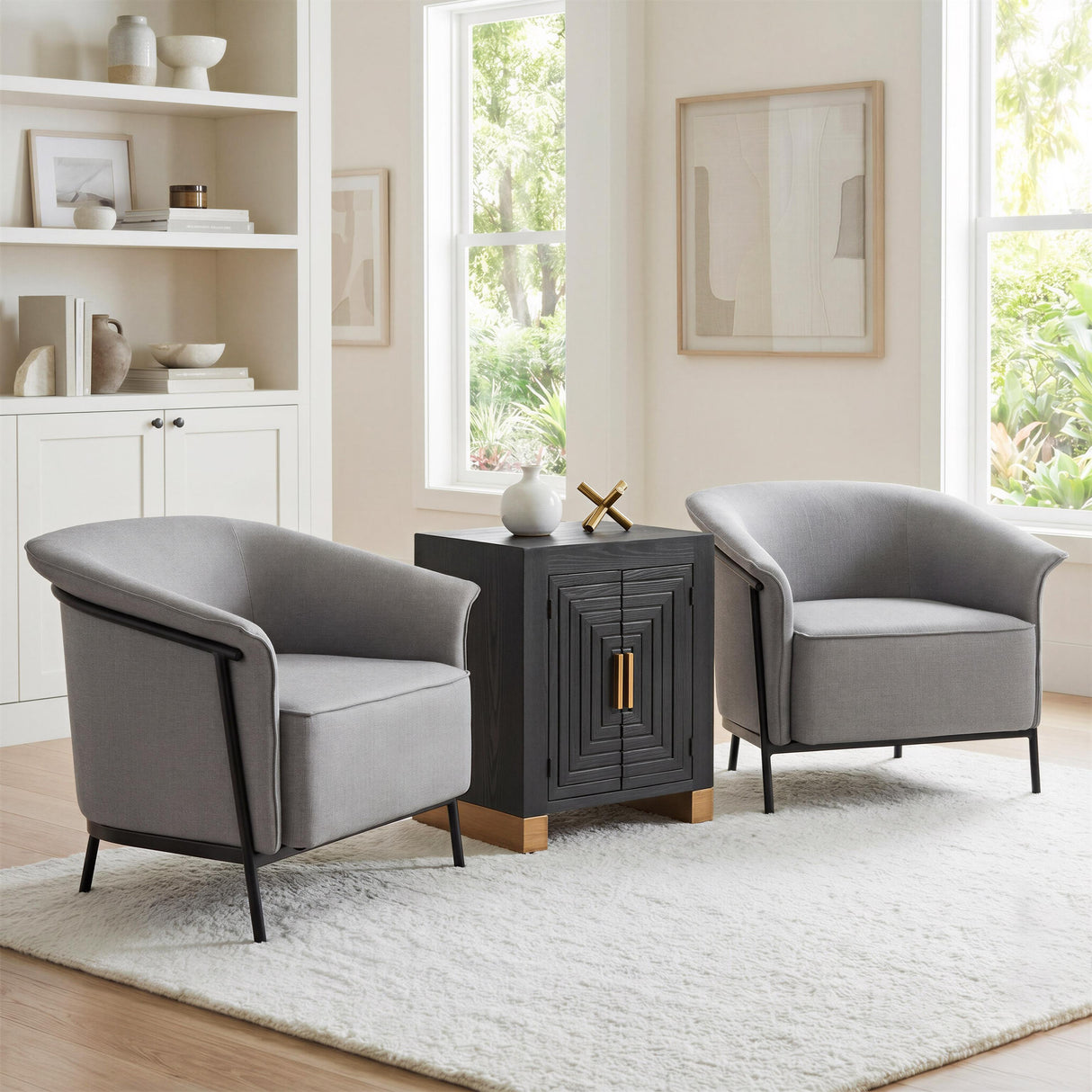 ZUO Trazo Side Table Black