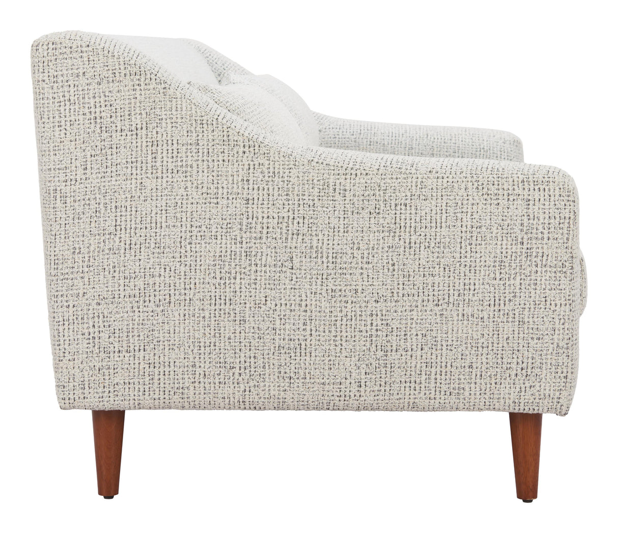 ZUO Koseli Loveseat Pewter Gray