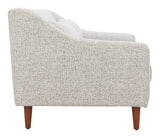 ZUO Koseli Loveseat Pewter Gray