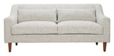 ZUO Koseli Loveseat Pewter Gray