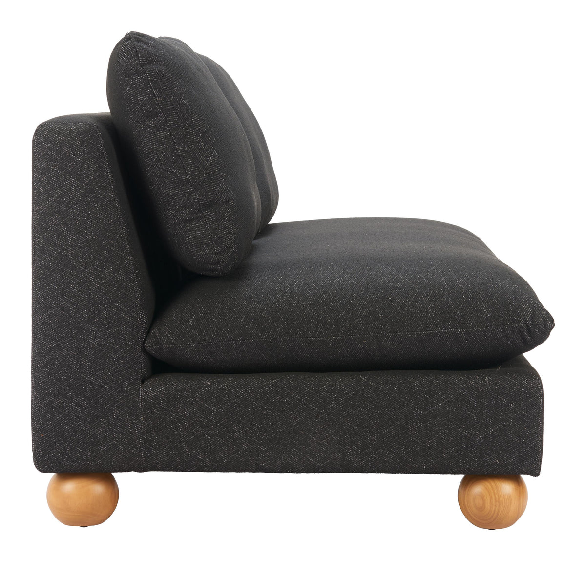 ZUO Minze Loveseat Black