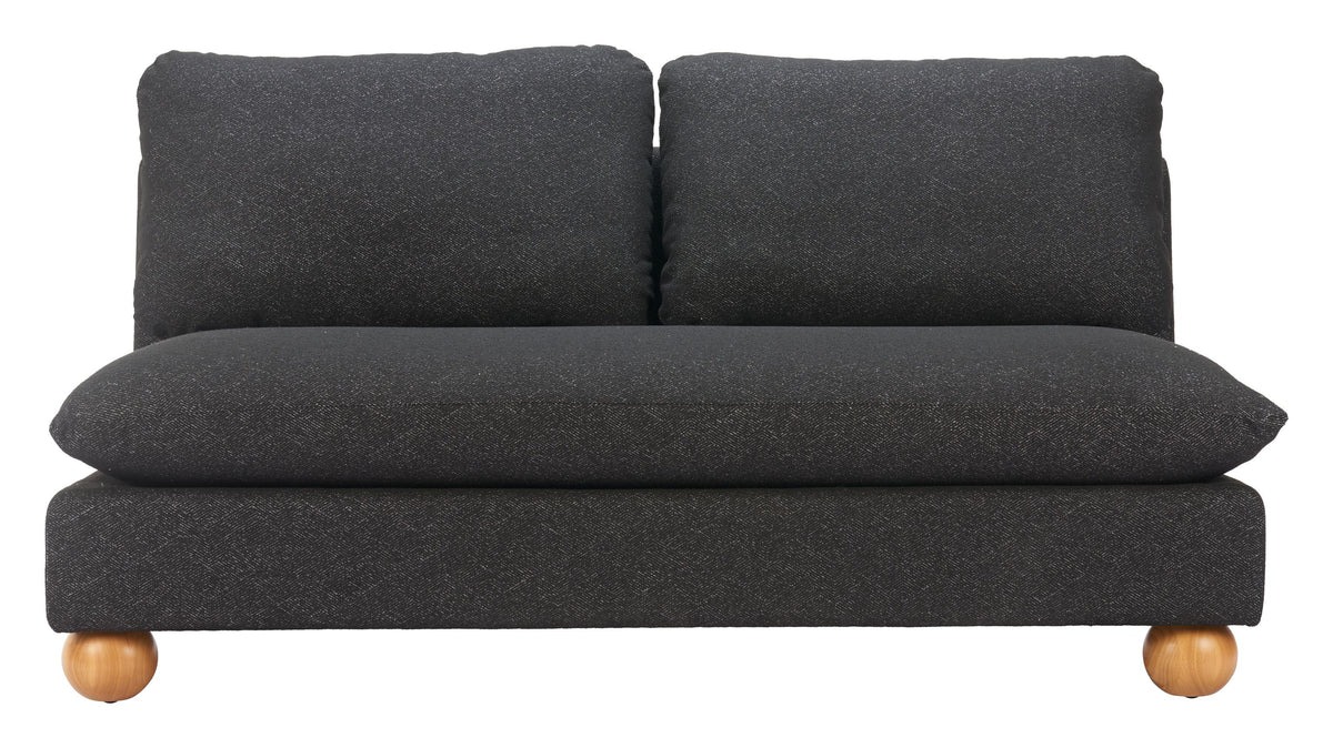 ZUO Minze Loveseat Black