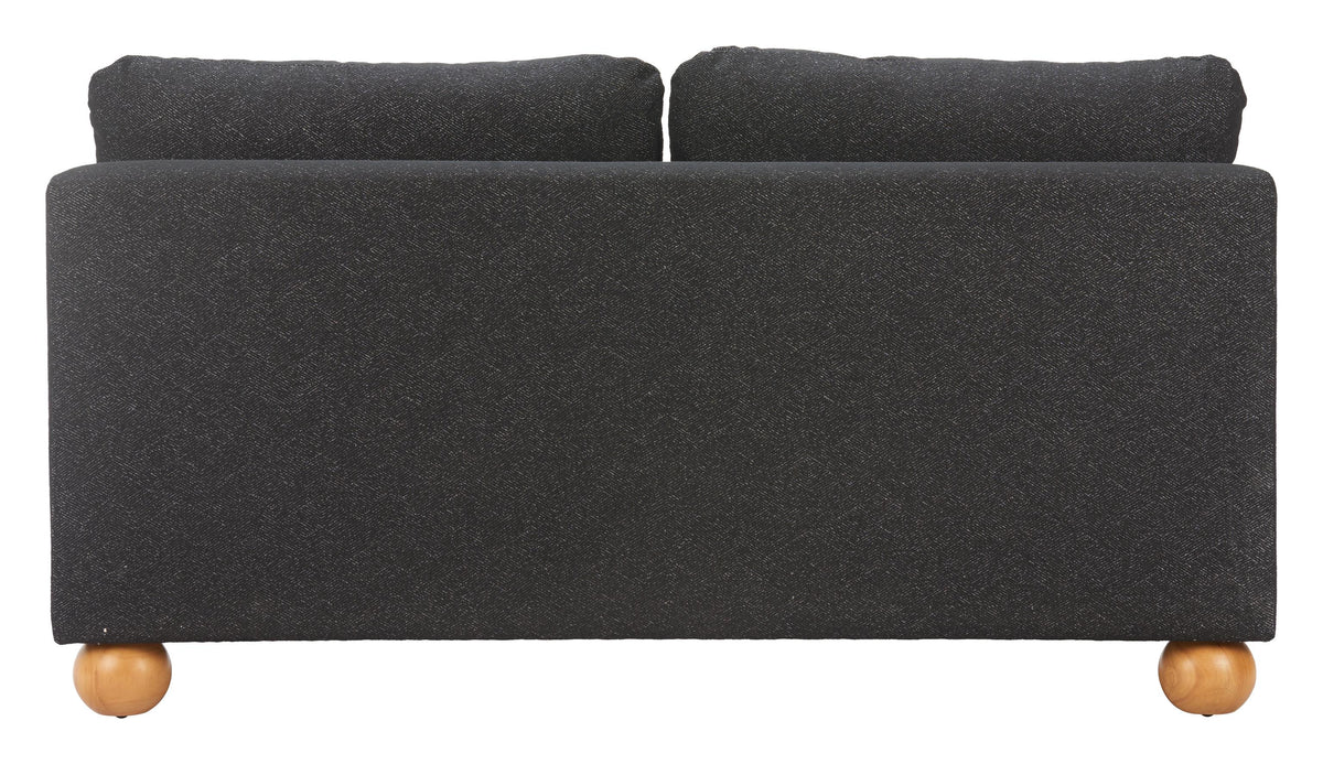 ZUO Minze Loveseat Black