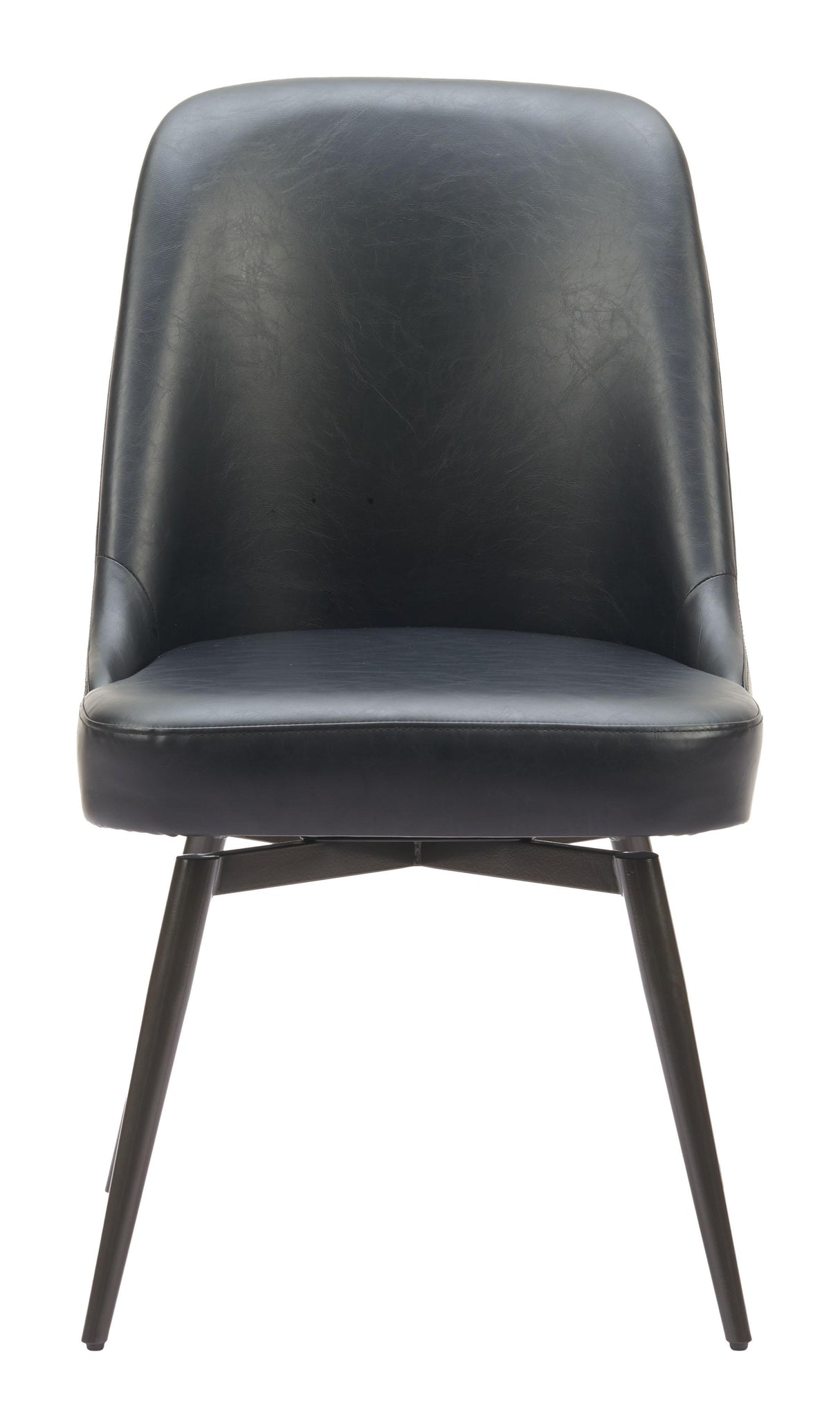 ZUO Keppel Swivel Dining Chair (Set of 2) Black