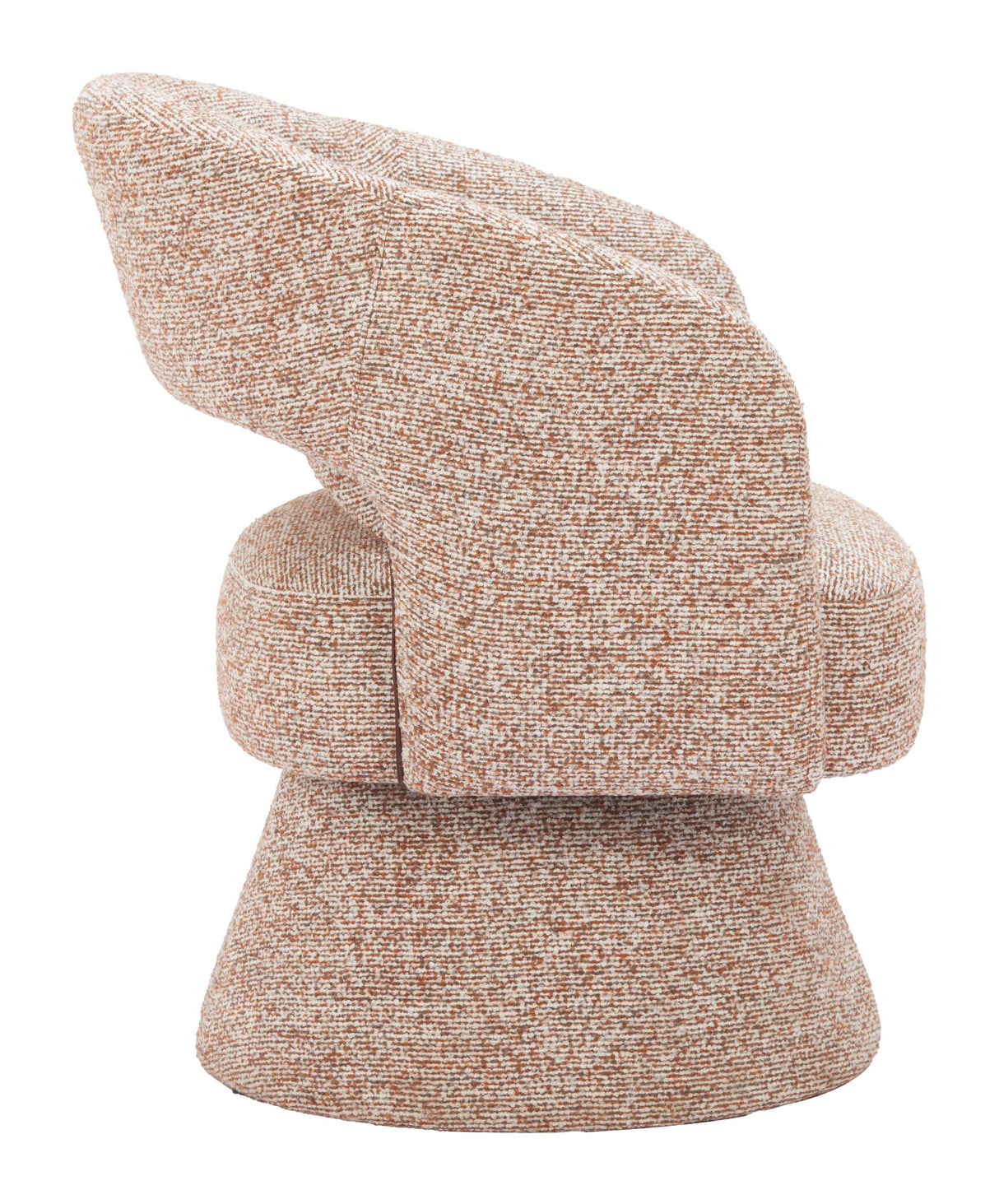 ZUO Liva Swivel Chair Frosty Brown