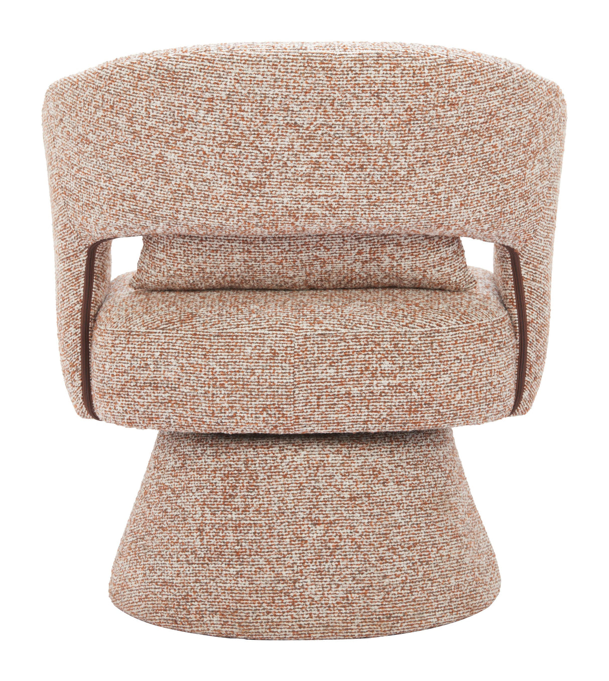 ZUO Liva Swivel Chair Frosty Brown