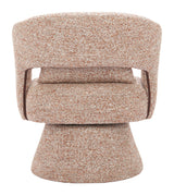 ZUO Liva Swivel Chair Frosty Brown