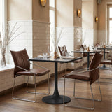ZUO Pola Dining Chair (Set of 2) Brown