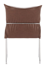 ZUO Pola Dining Chair (Set of 2) Brown