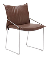 ZUO Pola Dining Chair (Set of 2) Brown
