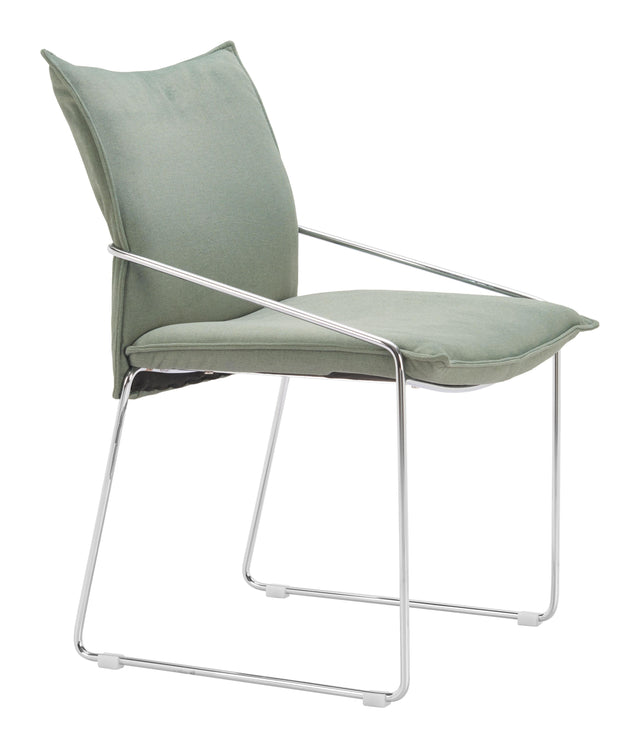 ZUO Pola Dining Chair (Set of 2) Green