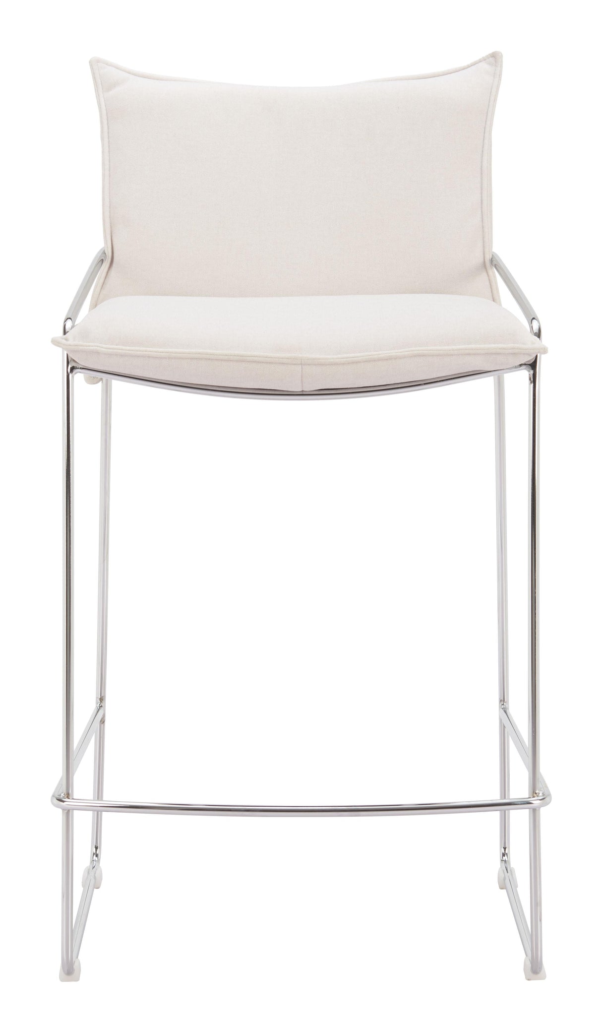 ZUO Pola Counter Stool White