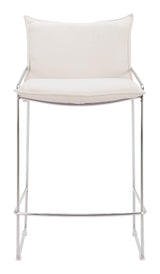 ZUO Pola Counter Stool White